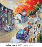 Cocharan Street, St.John's, Oil on Canvas